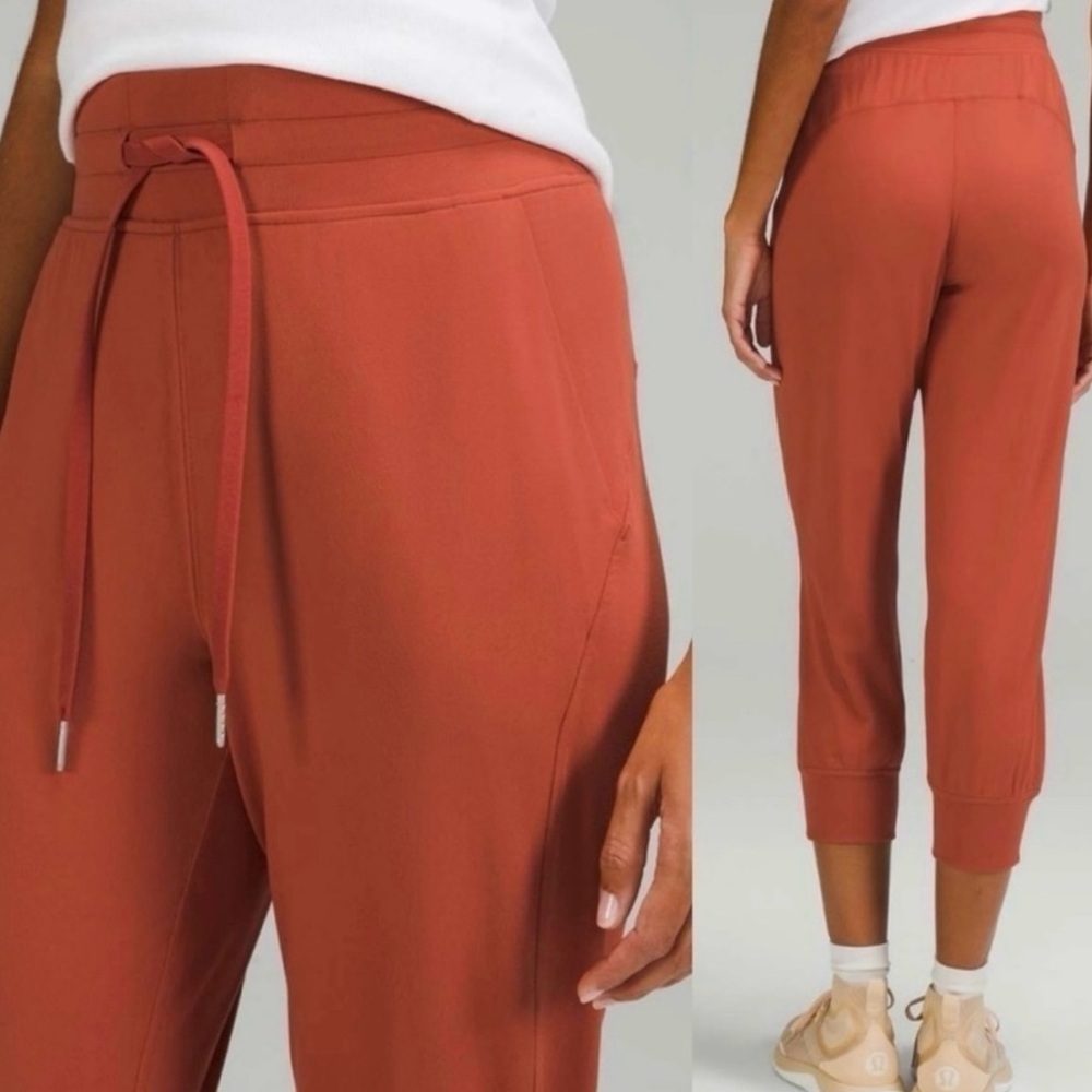 Lululemon Ready to Rulu High-Rise Cropped Jogger Red Rock Size 6